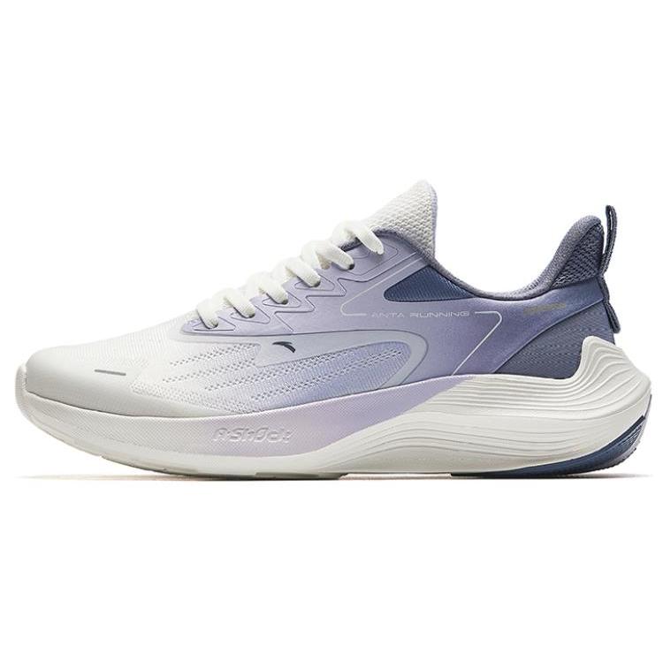 New Anta New Stinger Anti Slip Wear Resistant Low Top Casual Running Shoes Women's Light Purple 922335580-4