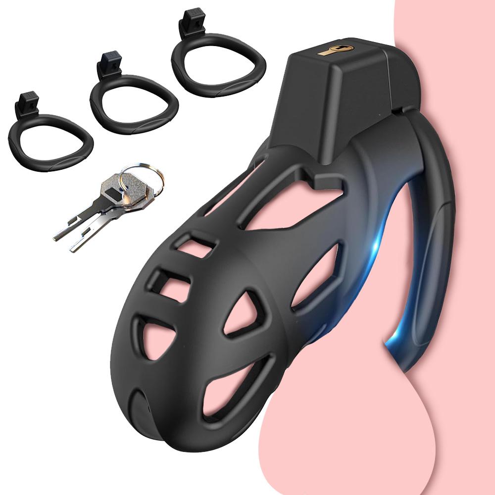 Sex Spielzeug für Männer Erwachsene Heißer Verkauf Taille Gürtel Männliche Keuschheit Cock Cage Penis Sleeve Cockringe Erotische Harnröhren Lock BDSM bondage