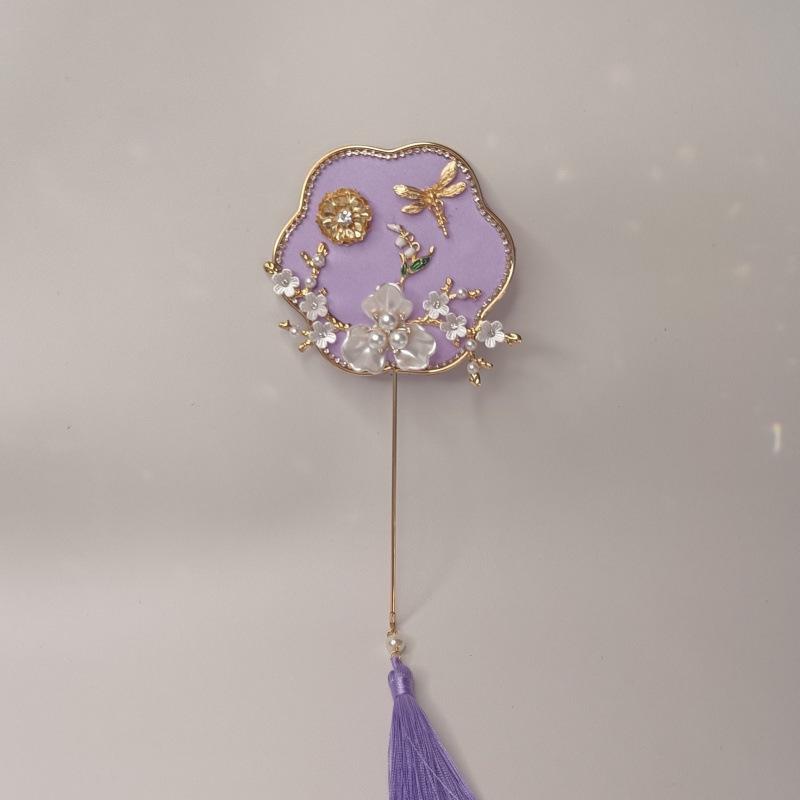 Chinese Style Wedding Photo Props: Bride & Bridesmaid Mini Fan