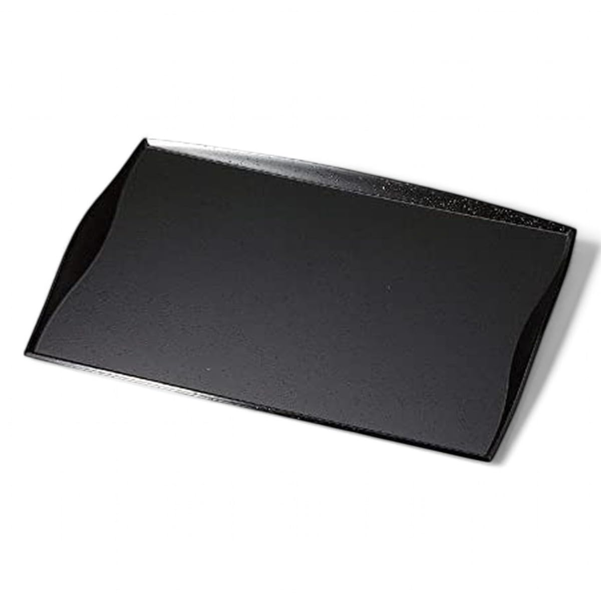 

Made in Wave x x with Rim J-kitchens Placemat, Tray, Japan, Simple, Heat-Resistant, Pattern, Black, SL, 46.2cm 32.8cm 2.7cm, 5-Shaku,