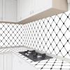 40cm Grid Oil-proof Sticker Kitchen Fireproof High Temperature Resistant Wall Sticker Self-adhesive Countertop Cabinet Wallpaper