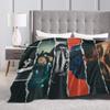 The Weeknds Rapper Singer Flannel Blanket New Album Hurry Up Tomorrow Warm Soft Throw Blanket for Bedspread Sofa Bed Cover