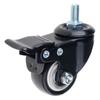 Heavy Duty Metal Piano Caster Wheels With Brake 360 Degree Swivel Locking Sliding Casters Piano Bottom Roller Wheel
