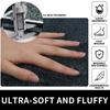 Microfiber Bathroom Closestool Carpet Waterproof Non-slip Quick Drying Machine Washable TPR Backing Medium Velvet Toilet Mats