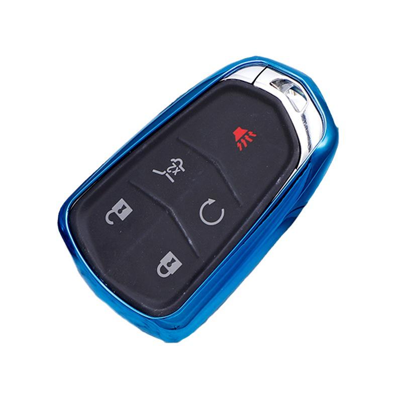 Cadillac Key Case: Fits XT5, XT4, CT5, XT6, ATS-L - Half-Pack Keychain Included