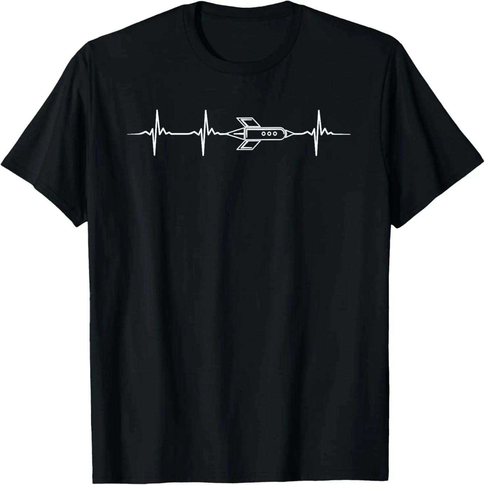 Great rocket heartbeat design T-Shirt XXXXXL