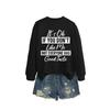 Womens Loose Fit Cotton Hoodie With Print Design Winter Casual Wear