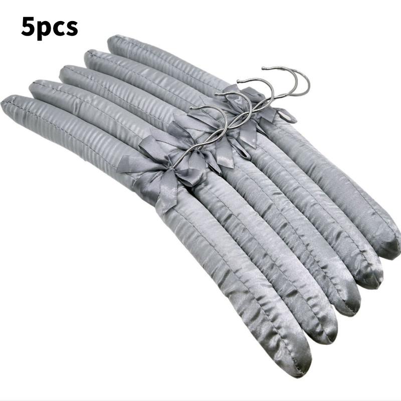 Satin Large Padded Hanger Silk Hangers Wardrobe Organization Hotel Room Supplies