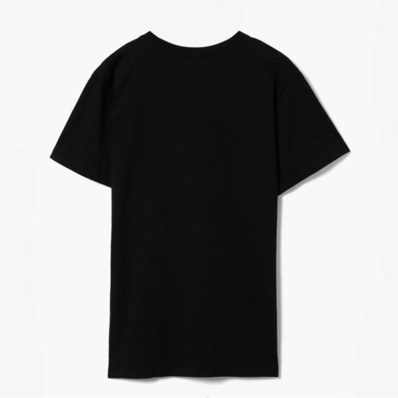 Velva Sheen Kurzarm Rundhals T-Shirt 2 Stück Schwarz Vne2m60000a98