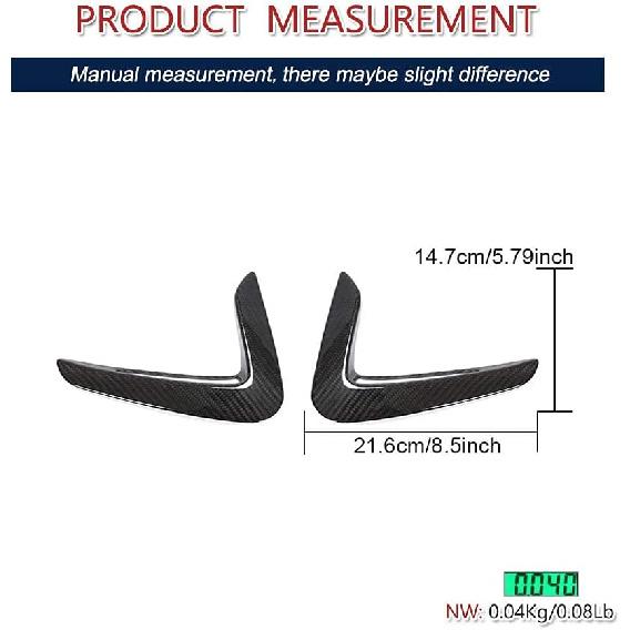 F32 Dry Carbon Fiber Side Fender Vent Fits for BMW 4 Series F32 F33 F36 418i 420i 428i 435i 440i Base &M Sport 2Door 4Door 2014-2019 Pure Air Intake