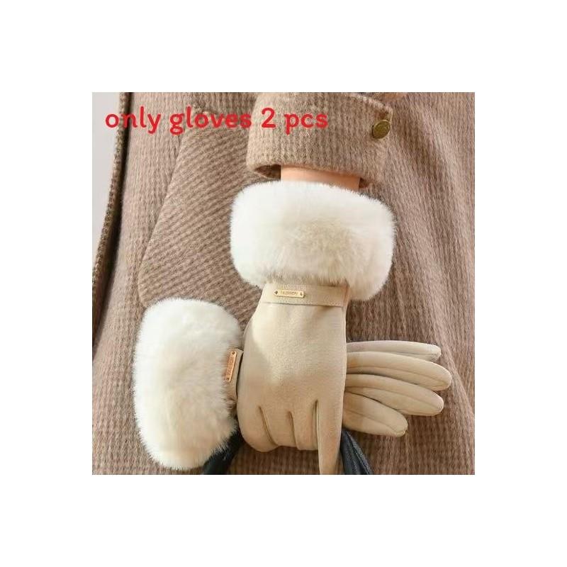 

Damen Winter Handschuhe Aus Derong Material Mit Digitale Touchscreen Fr Skifahren слоновая кость