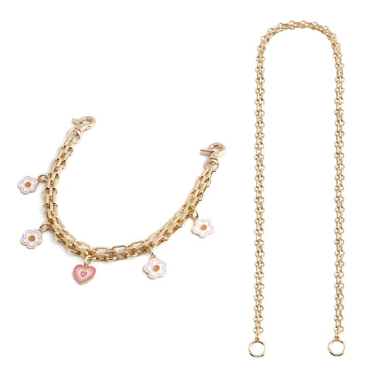 Unika Blomster Jordgubbsdesigner Kedjedekoration Väskprydnad För Väskor eller Handväska Erbjuder Hållbarhet Och Mode