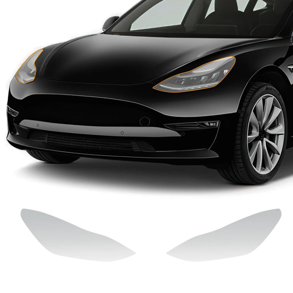 Per Tesla Model 3 Pellicola Protettiva Pretagliata Pellicola per Fari Auto Specchietto Retrovisore Pellicola Trasparente PPF Adesivo Antigraffio