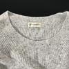 USED/Made In Japan Aylesbury Knit Dress LL Light Gray Long Sleeve Long Tunic Tokyo Style