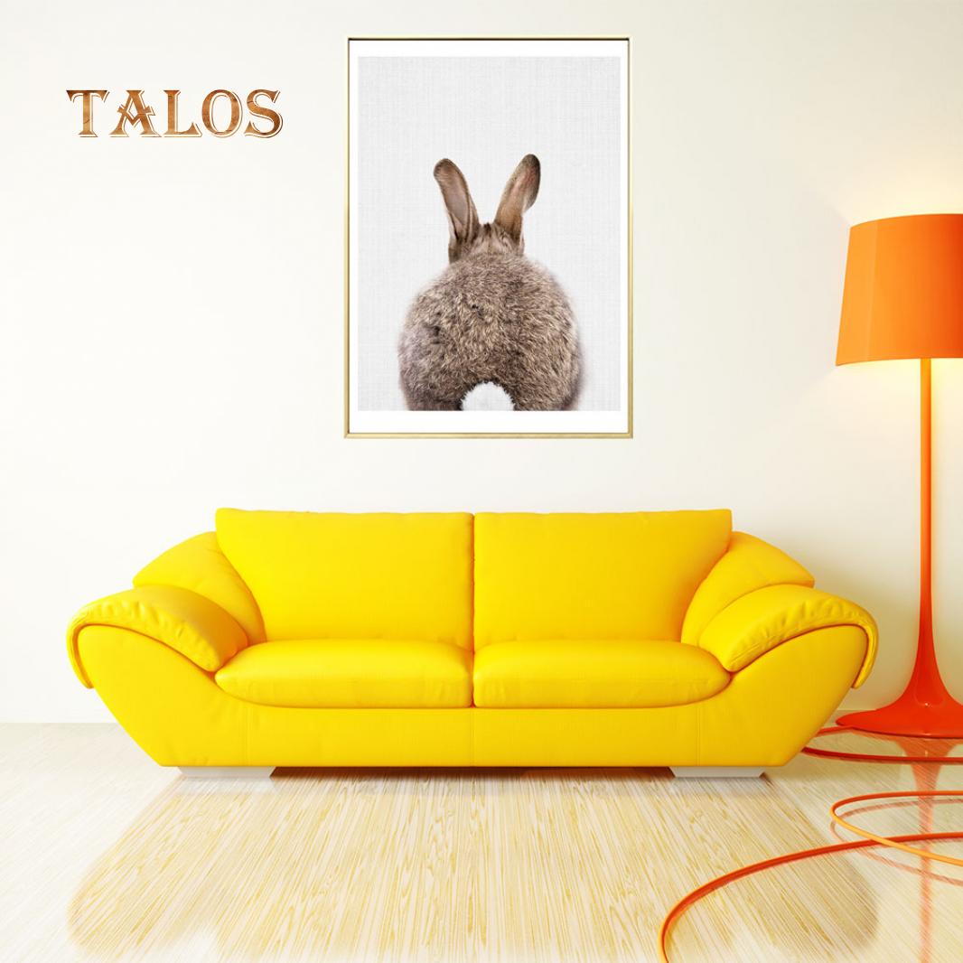 

Симпатичные животные кролик холст плакат без рамки живопись искусство офисная комната настенная картина декоративные принадлежности 30*40cm