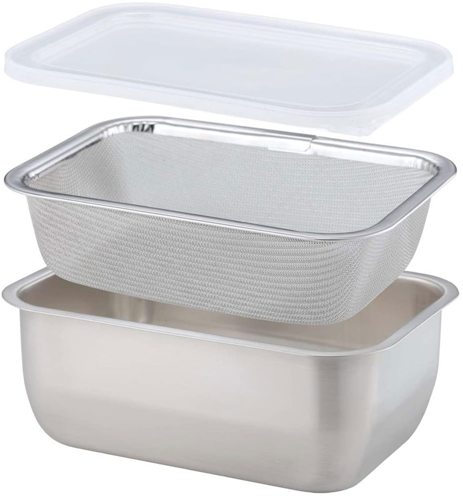 

Shimomura Planning Storage Yogurt Vat из нержавеющей стали, легко вмещает 1 упаковка 39523 Контейнер, слив, [Сделано в Японии] Сталь, гигиеничный, чистый, (450г),