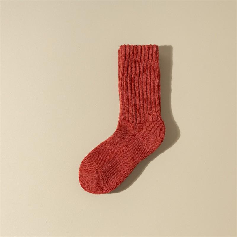 Womens Thick Wool Blend Socks With Fleece Lining Warm Winter Mid-Calf Comfort Fit Seniors