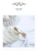 Japanese Light Luxury Gold-Plated Copper Leaf Feather Ring - New Arrival