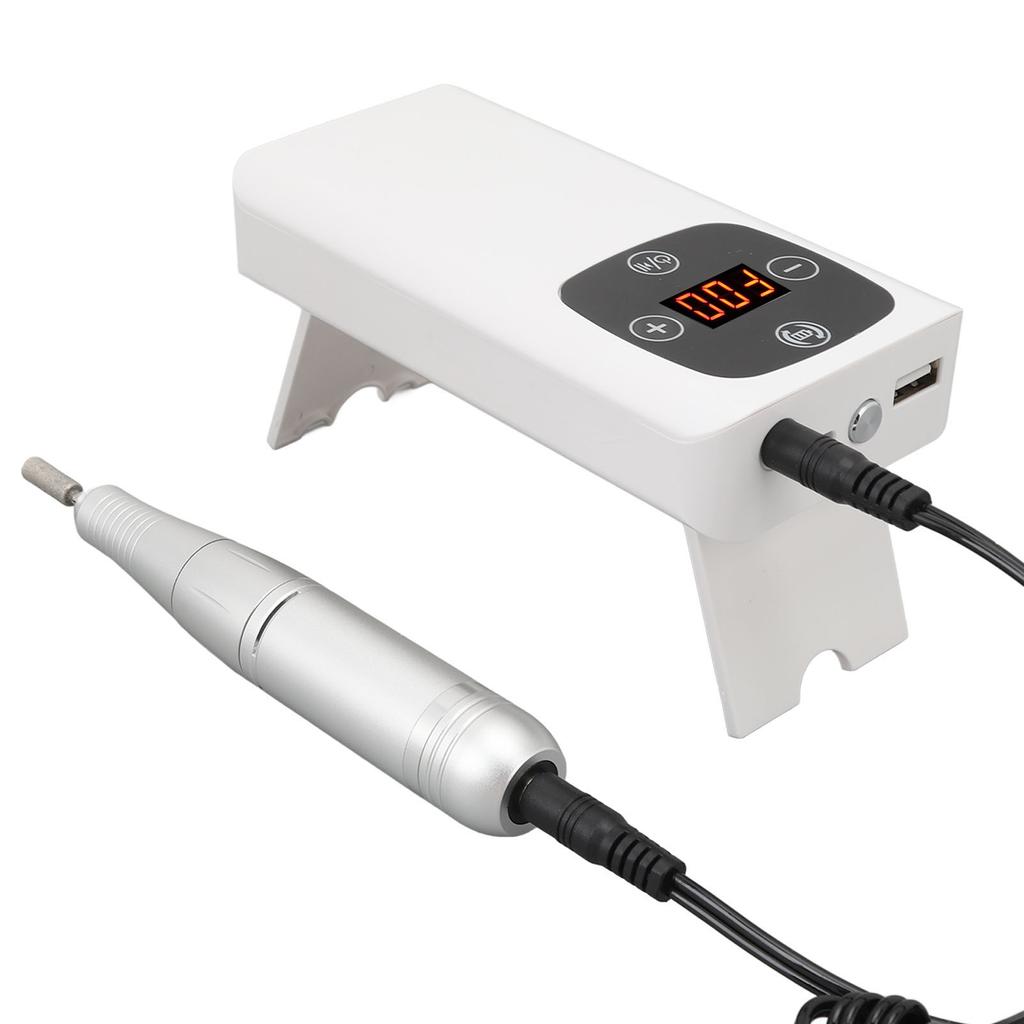 2 In 1 Rechargeable Nail Grinder Electric Nail Drill Machine 45000rpm Nail Polish Removal Machine Wi