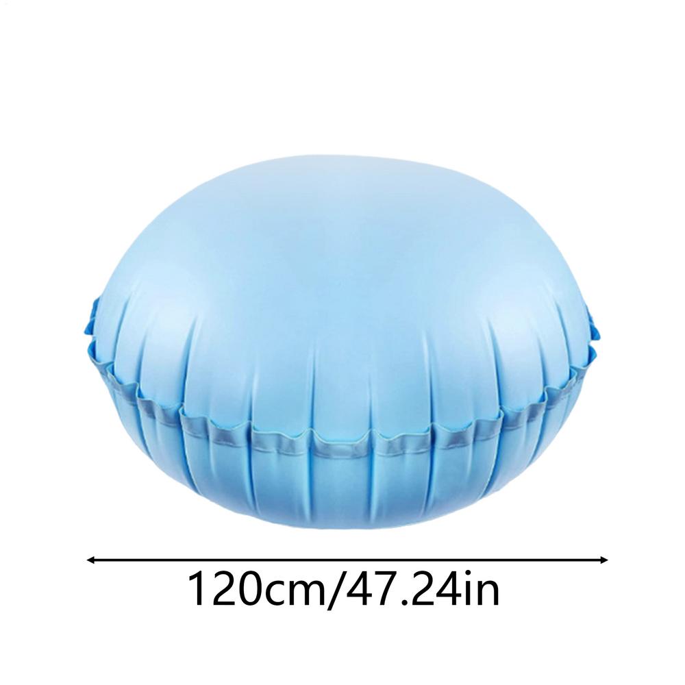 

Подушки для бассейна 120x120 см, подушка для бассейна для подготовки к зиме, плавающий комплект для закрытия бассейна на открытом воздухе с веревкой, для мужчин и садоводов. белый