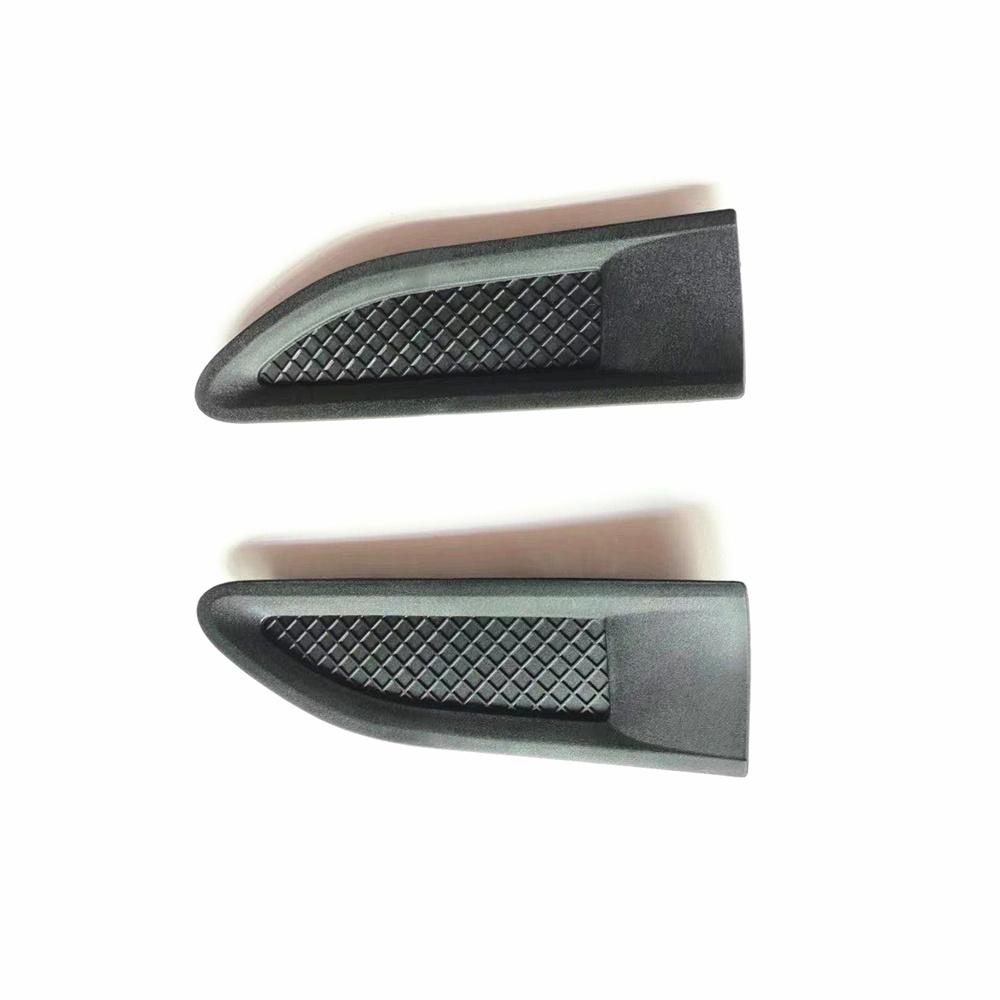 2Pcs Car Front Fender Black Vent Molding Insert For Ford Taurus Police 2013-2019