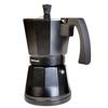 Cafetière expresso italienne induction, aluminium 9 tasses de café, vitrocérame wecook luccia noir 50324