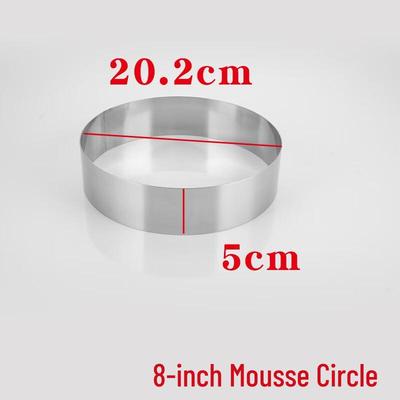 Stainless Steel Round Mousse Cake Ring