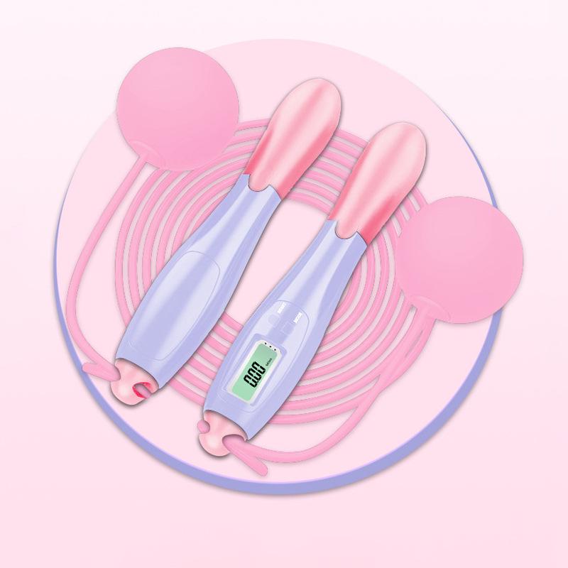 Wireless Cordless Weighted Jump Rope with Large Ball - Smart Fitness for Women