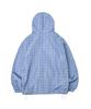 Physisches Fach Bär Schlüsselanhänger Check Windjacke_Blau