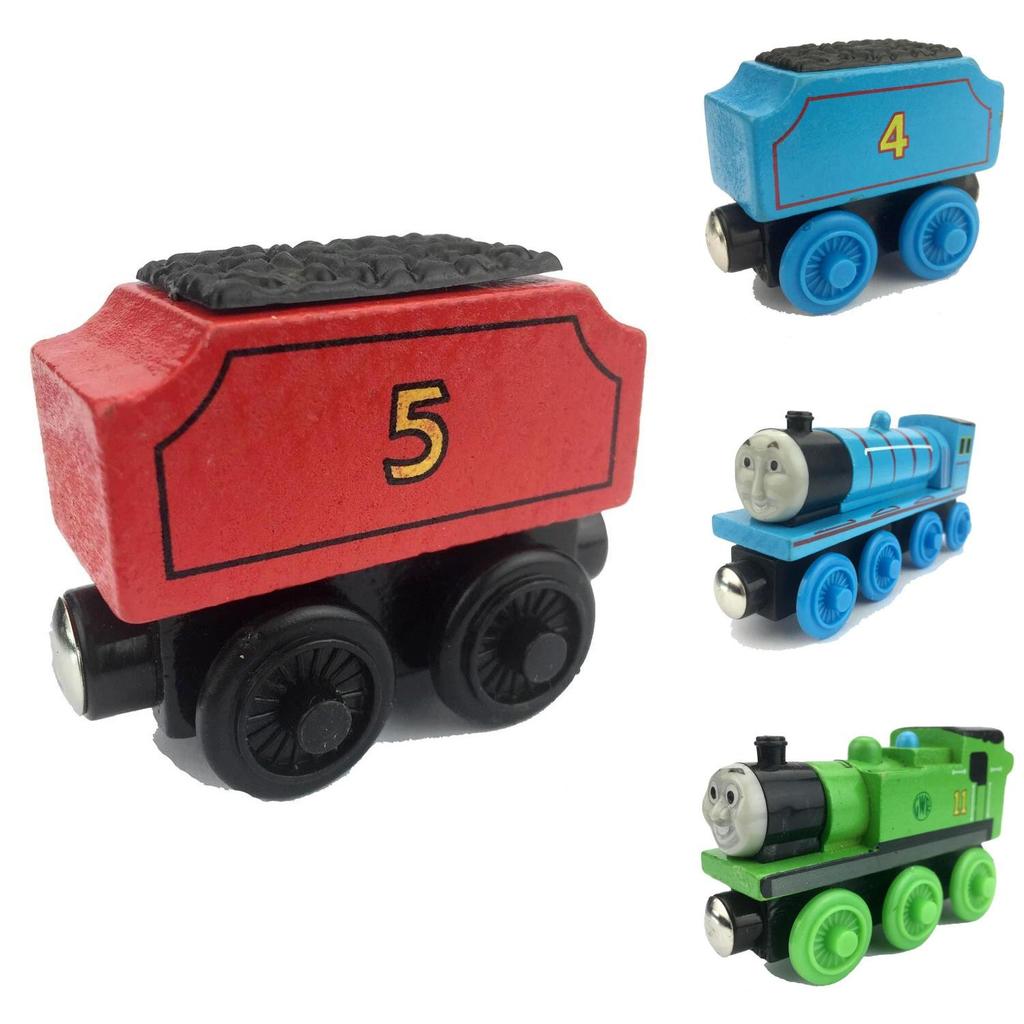 Thomas Train Car Tender Wooden Magnetic Railway Toy Truck Kids Gift Set