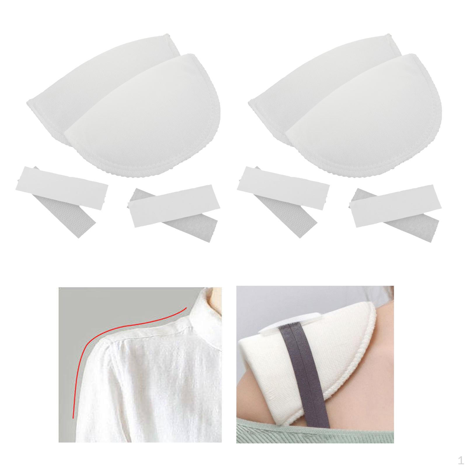 2 пары обтянутых втачных плечевых накладок для швейных аксессуаров 1cm Thick