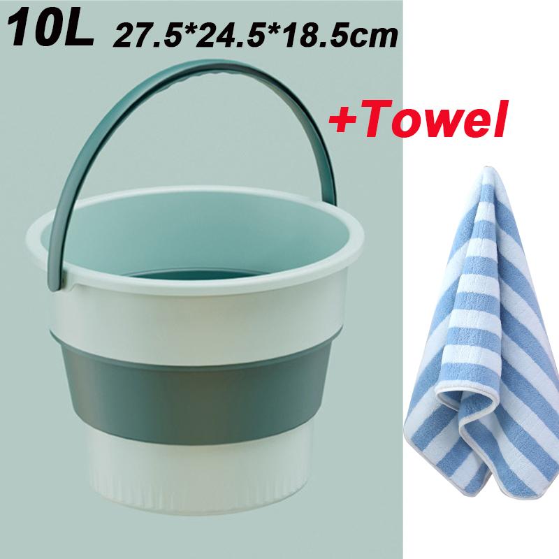 Portable Folding Washing Bucket Home Use Washing Clothes Or Outdoor Fishing Car Cleaning Thickened Multifuctional Folding Bucket