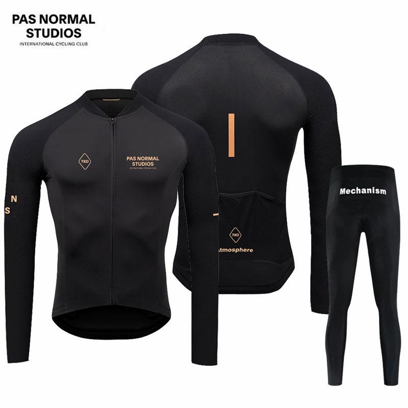 Cross-border Special PAS Long-sleeved Cycling Clothes Spring and Autumn Quick-drying Breathable Road Bike Clothes Mountain Bike Clothes Men's PNS