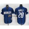 Unisex MLB-Style Baseball Jersey With Embroidered Striped Design Men Women Sportswear
