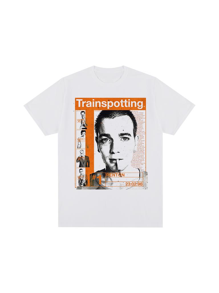 Trainspotting Vintage Tshirt New Retro Portrait Classic Design British Popular Cotton Men T Shirt New TEE TSHIRT Womens Tops