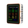 10 in 1 Air Quality Monitor PM2.5 PM10 CO CO2 TVOC HCHO AQI Temperature Humidity & Curve View Tester CO2 Meter 2.8inch Display