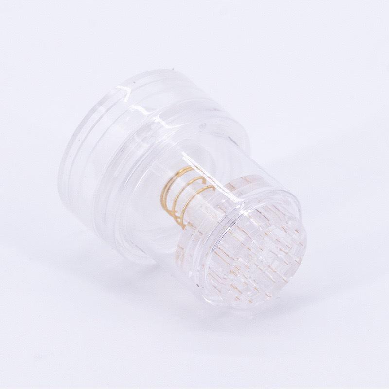 Enhanced Gold Microneedle Roller with 20 Needles - Spring Type Liquid Dispensing Tool, Hot Seller.