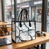 Crack Pattern Tote Bag Fashion Casual Large Capacity Daily Shoulder Handbag