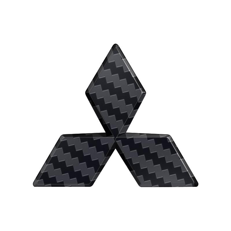 ABS Car Steering Wheel Center Emblem Sticker Auto Accessories For Mitsubishi ASX Lancer Pajero Outlander L200 EVO Lancer Pajero