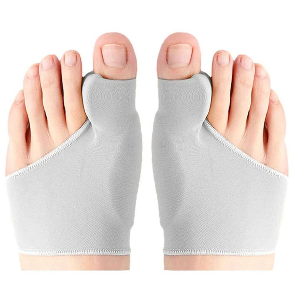 

1 pair Pedicure Sock Toe Separator Orthotics Hammer Toe Straightener Toe Finger Correction S серый