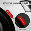 VW 4PCS Car Door Sticker Safety Warning Reflective Mark For VW Volkswagen Passat POLO Tiguan Golf Jetta