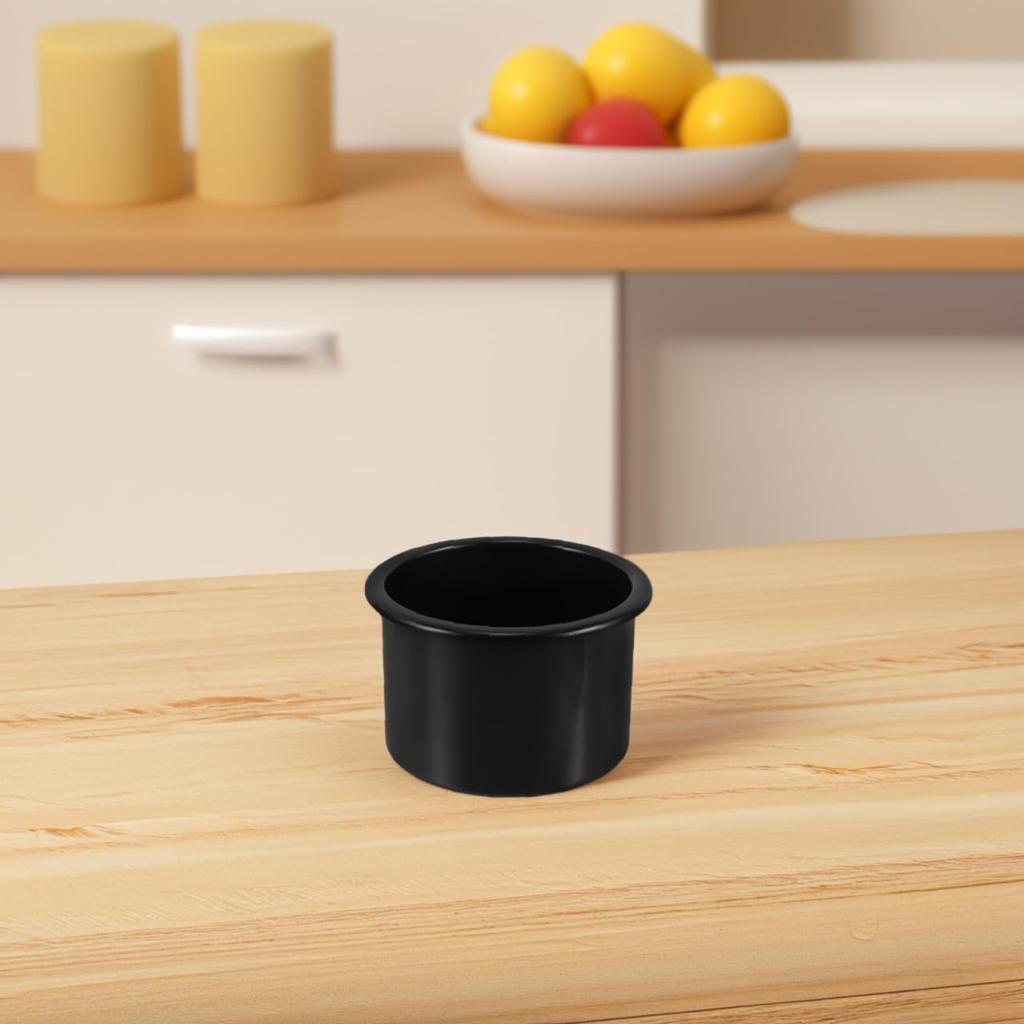 ABOOFAN Cup Recessed Set of Black Drink Holder for DIY Modification Homemade Insert Outer Diameter Depth 64mm Holder, Type, 4, Plastic, Car,
