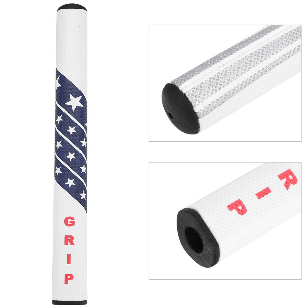 Anti Skid PU Covered Comfortable Golf Club Putter Grip Replacement Accessory(White)
