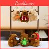Toy Plush Capybara Keychain Accessory Figure Animal Pendant Gift Decoration
