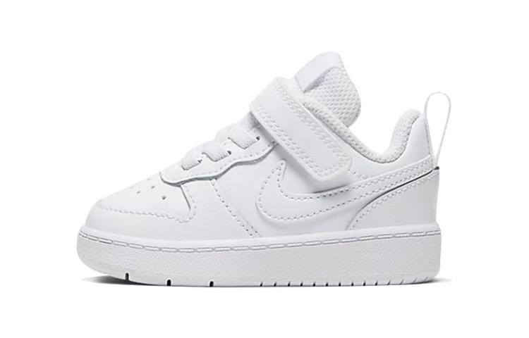 Nike Court Borough Low 2 Triple White TD BQ5453-100 26