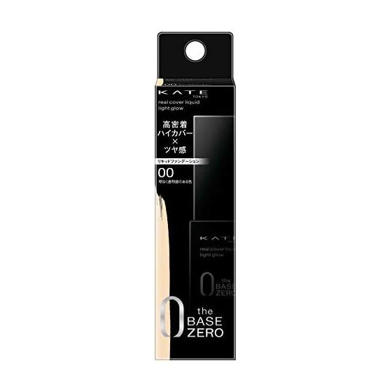 KATE Kate Real Cover Liquid (Light Glow) 00 Foundation Bright and Transparent Color 30ml (x 1)