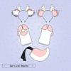 Plush Deer Antler Headband with Animal Ears - Cute Christmas Cosplay Hair Accessory for Women