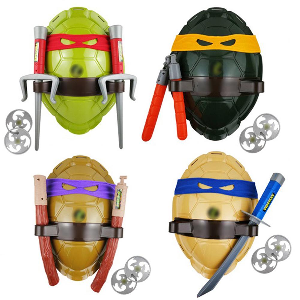 Cartoon Anime Schildpad Shell Speelgoed Set Draagbare Cosplay Props Voor Jongens Meisjes Feestcadeaus