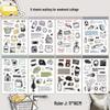 DIY Cute Animal Illustration Stickers for Phone Case - Thousand Layer Collection