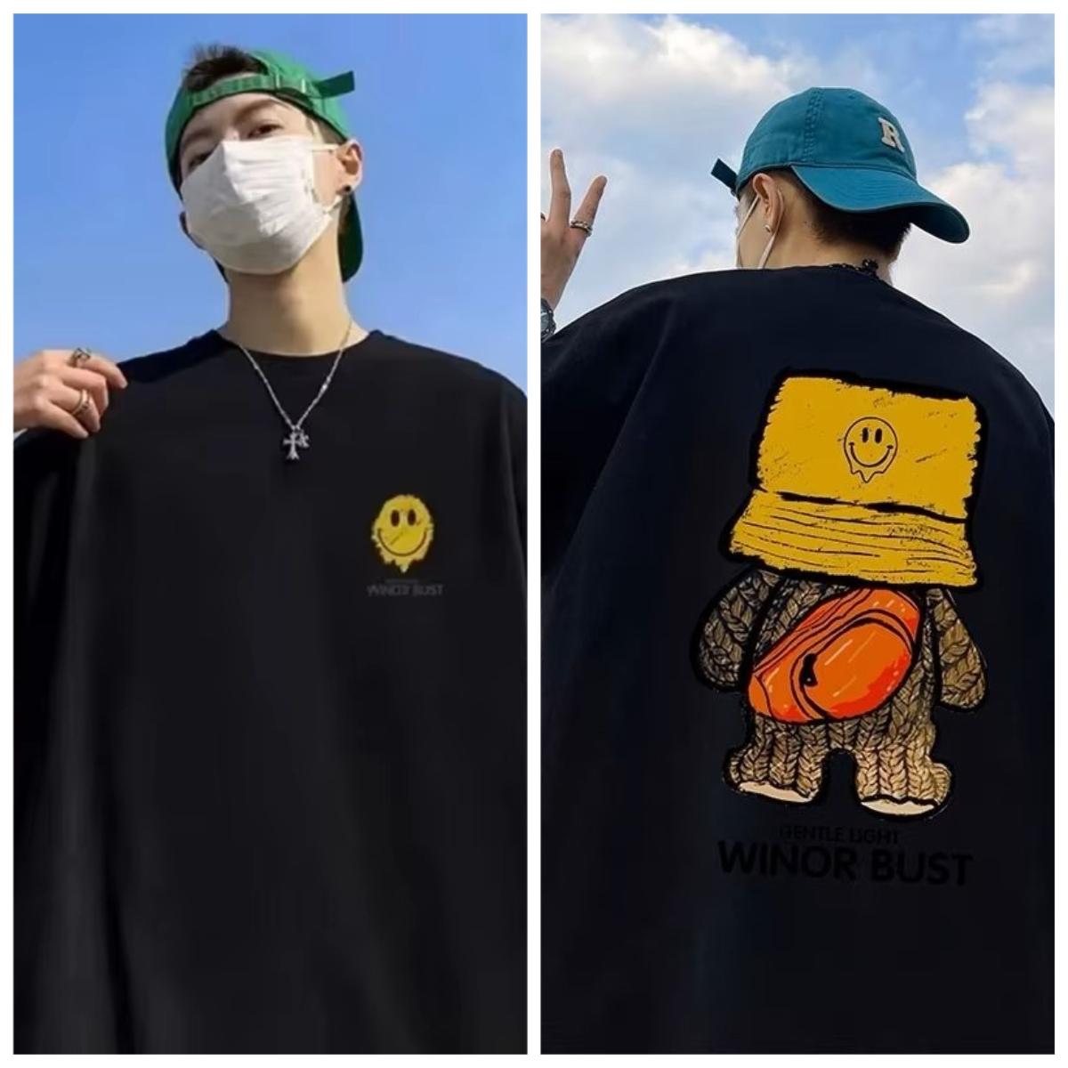 

Large Cotton Men s Korean Printed Short Sleeved T-shirt for Summer Men s Casual Fashion Short Sleeved T-shirt for Men s Clothing 4XL